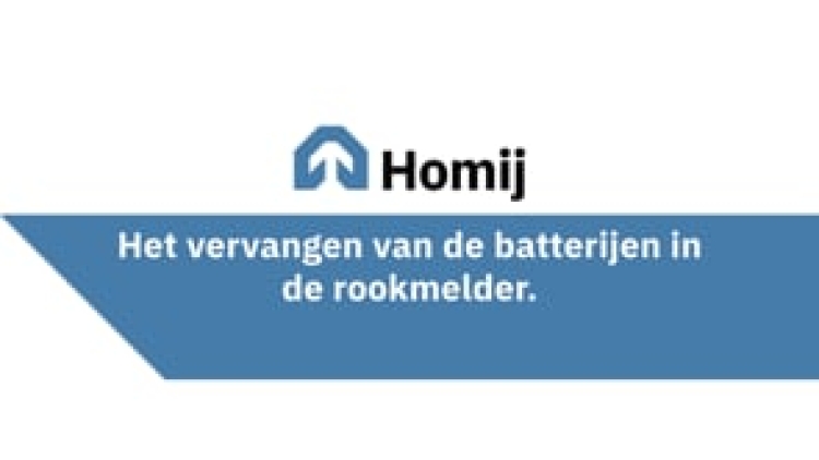 Het verwisselen van de batterijen in de rookmelder