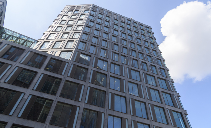 Buitenkant VU Campus Amsterdam