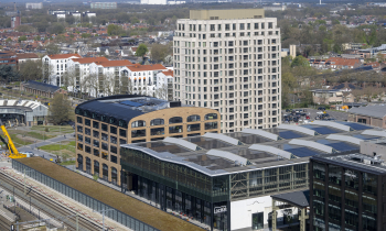 Luchtfoto Brabander en Plan-T Tilburg